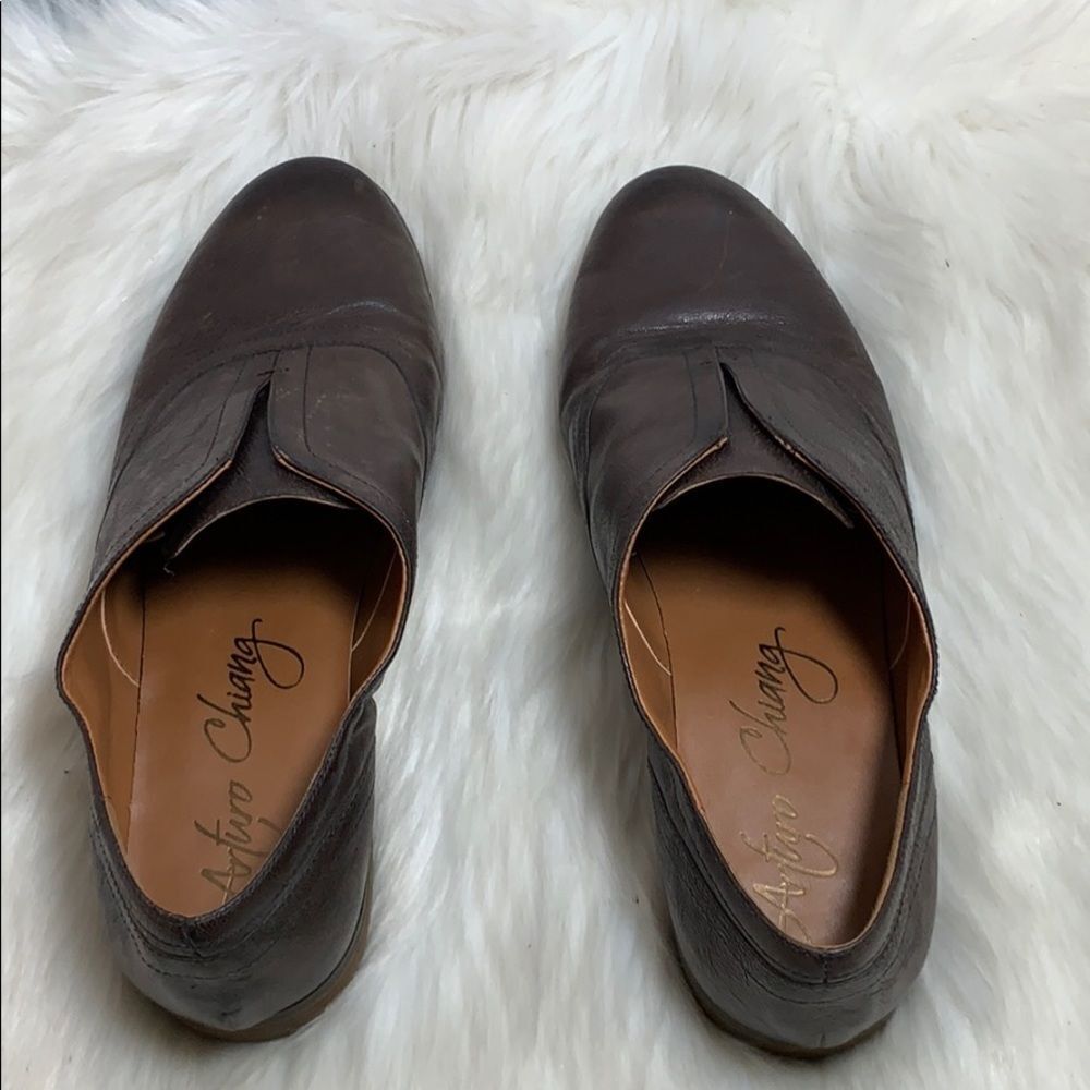 Arturo Chiang Distressed Leather Lucindas Sz 8.5 - Picture 4 of 8